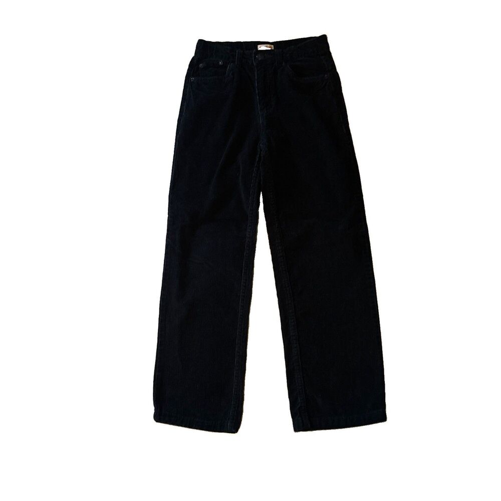 Mossimo Boys Pants Size 10 Black Corduroy Super Soft Adjustable Waist